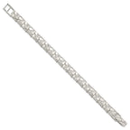 FJC Finejewelers 925 Sterling Silver Nugget Bracelet 8 Inches x 9 mm