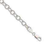 FJC Finejewelers 925 Sterling Silver Fancy Cable Bracelet 7.5 Inches x 6.75 mm