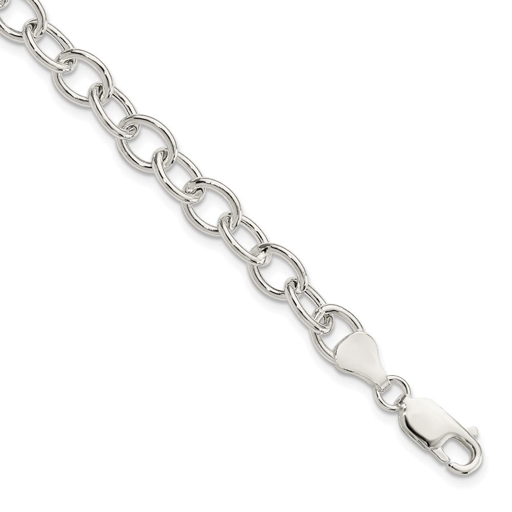 FJC Finejewelers 925 Sterling Silver Fancy Cable Bracelet 7.5 Inches x 6.75 mm
