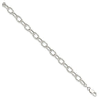 FJC Finejewelers 925 Sterling Silver Open Link Cable 8.50mm Bracelet 7.5 Inches