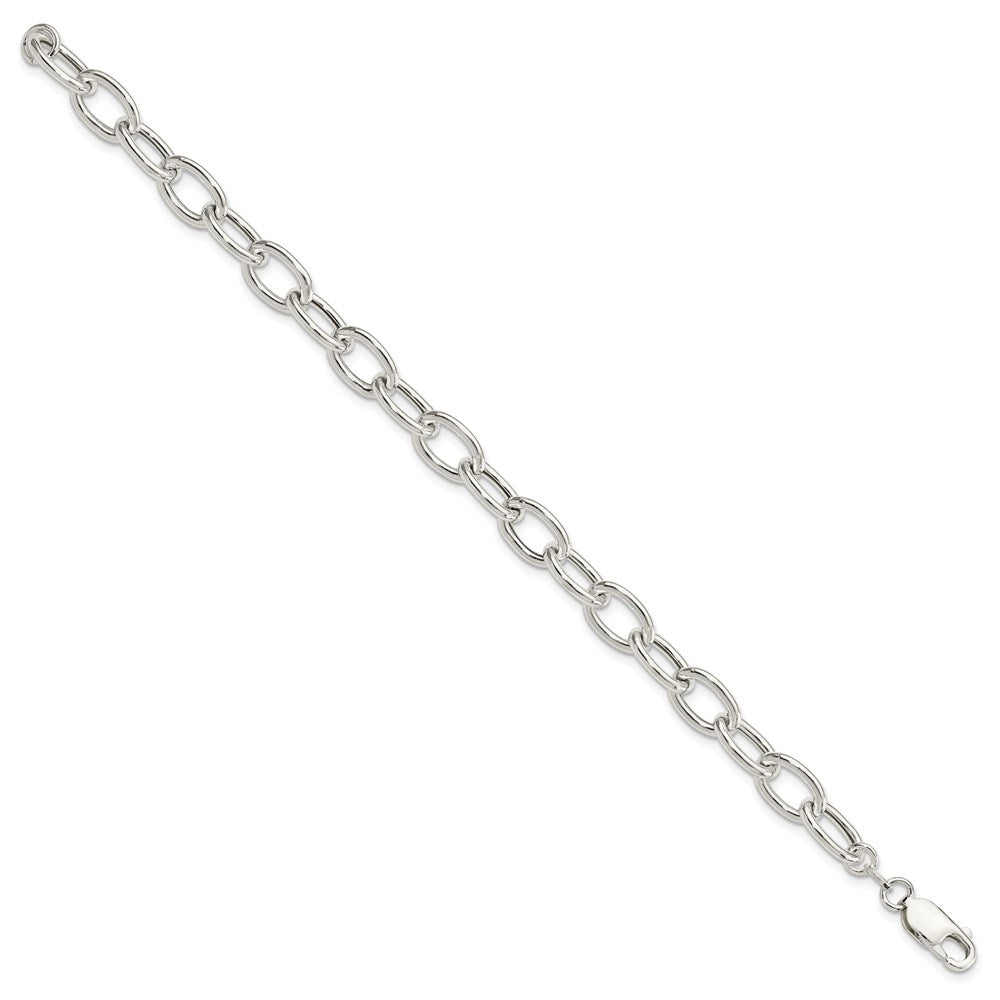 FJC Finejewelers 925 Sterling Silver Open Link Cable 8.50mm Bracelet 7.5 Inches
