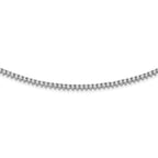 FJC Finejewelers 925 Sterling Silver Fancy Necklace 2.5mm CZ's 18in 163 Stone 18 Inches