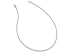 FJC Finejewelers 925 Sterling Silver Fancy Necklace 2.5mm CZ's 18in 163 Stone 18 Inches
