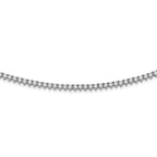 FJC Finejewelers 925 Sterling Silver Fancy Necklace Rhodium Plated CZ 36in Necklace 36 Inches