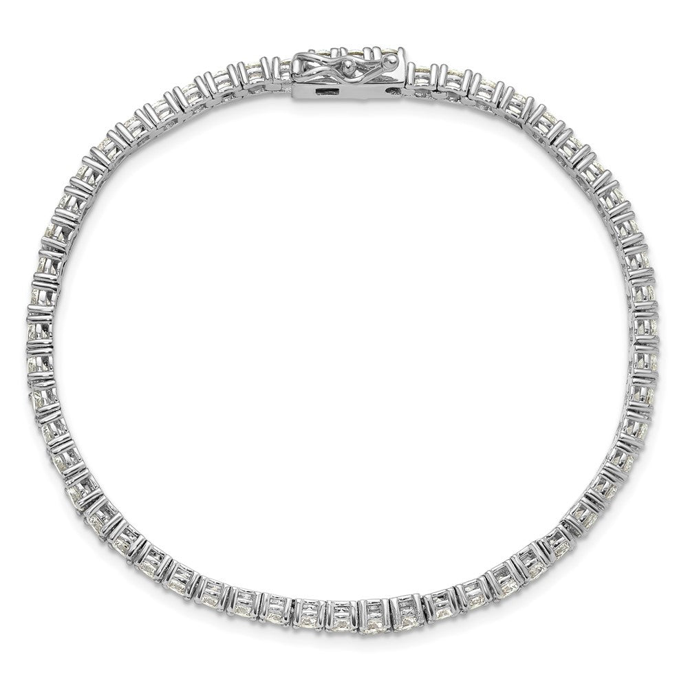 FJC Finejewelers 925 Sterling Silver CZ Tennis Bracelet  3mm CZ 54 Stone 7 Inches x 3.52 mm