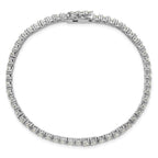 FJC Finejewelers 925 Sterling Silver CZ Tennis Bracelet  3mm CZ 54 Stone 7 Inches x 3.52 mm