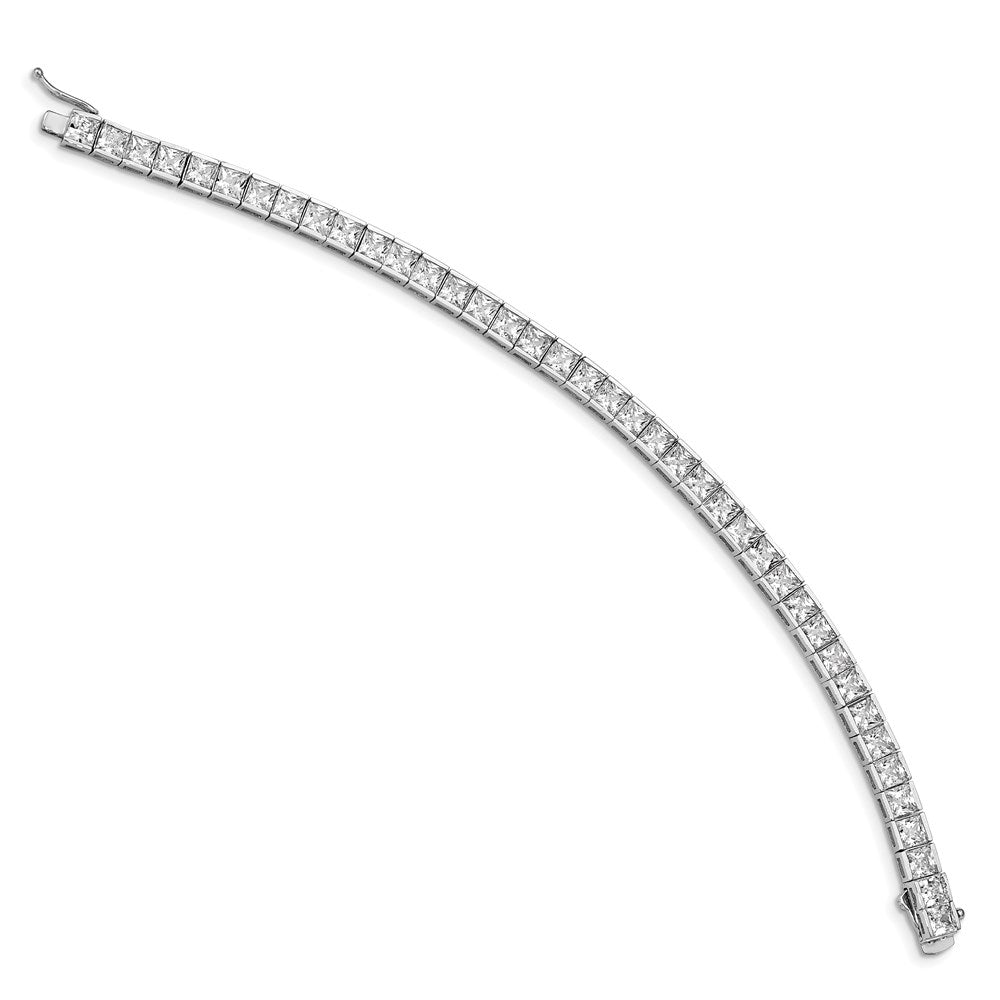 FJC Finejewelers 925 Sterling Silver CZ Tennis Bracelet  CZ 42 Stone 7 Inches x 5.11 mm