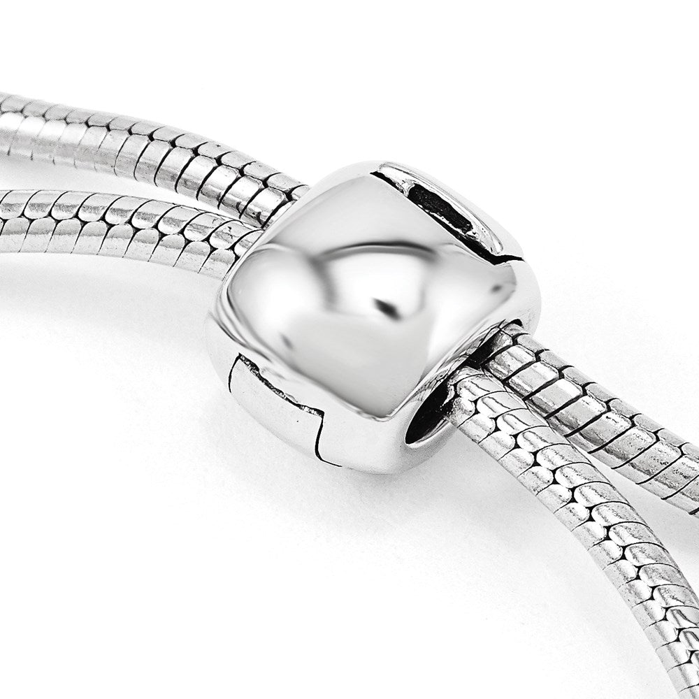 FJC Finejewelers 925 Sterling Silver Adjustable and Stretch and Wrap Antiqued Crystal Love Heart Bracelet