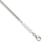 FJC Finejewelers 925 Sterling Silver Bracelets with Station MOM Bracelet 7.5 Inches x 2.85 mm