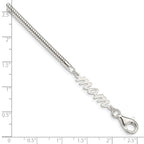 FJC Finejewelers 925 Sterling Silver Bracelets with Station MOM Bracelet 7.5 Inches x 2.85 mm
