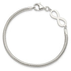 FJC Finejewelers 925 Sterling Silver Infinity Symbol Bracelet 7.5 Inches x 8.3 mm