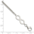 FJC Finejewelers 925 Sterling Silver Infinity Symbol Bracelet 7.5 Inches x 8.3 mm