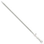 FJC Finejewelers 925 Sterling Silver LOVE Bracelet 7.5 Inches x 9.5 mm