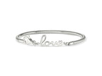 FJC Finejewelers 925 Sterling Silver LOVE Bracelet 7.5 Inches x 9.5 mm
