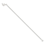 FJC Finejewelers 925 Sterling Silver Hand Made Rolo Hollow 3-D Dolphin Anklet 9 Inches x 13 mm
