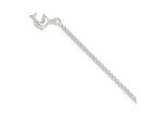 FJC Finejewelers 925 Sterling Silver Hand Made Rolo Hollow 3-D Dolphin Anklet 9 Inches x 13 mm