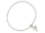 FJC Finejewelers 925 Sterling Silver Hand Made Other Chain Palm Tree Anklet 9 Inches x 12 mm