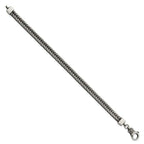 FJC Finejewelers 925 Sterling Silver Spiga Brushed Antiqued Wheat Chain Bracelet 8.5 Inches x 6.55 mm