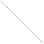 FJC Finejewelers 925 Sterling Silver Franco 9in Plus 1 in Ext. Textured Bar Anklet 9 Inches x 2 mm