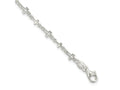 FJC Finejewelers 925 Sterling Silver Cross Link Bracelet 7.5 Inches x 4.15 mm