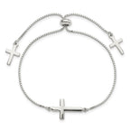 FJC Finejewelers 925 Sterling Silver Adjustable and Stretch and Wrap Cross Adjustable Bracelet 12.13 mm