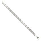 FJC Finejewelers 925 Sterling Silver Polished Fancy Link Bracelet 7.5 Inches x 7.6 mm