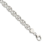 FJC Finejewelers 925 Sterling Silver Polished Fancy Link Bracelet 7.5 Inches x 7.6 mm