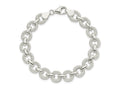 FJC Finejewelers 925 Sterling Silver Polished Fancy Link Bracelet 7.5 Inches x 9.75 mm