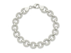 FJC Finejewelers 925 Sterling Silver Polished Fancy Link Bracelet 7.5 Inches x 9.75 mm