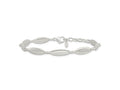 FJC Finejewelers 925 Sterling Silver Fancy Polished Link with 1 in ext. Bracelet 8 Inches x 5.6 mm