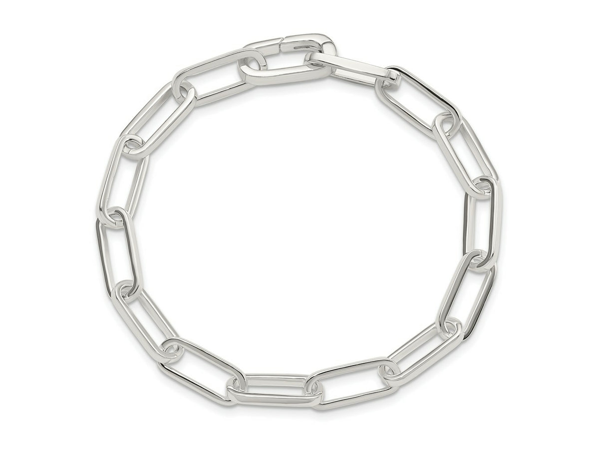 FJC Finejewelers 925 Sterling Silver Polished Fancy Link Bracelet 7.75 Inches x 6.5 mm