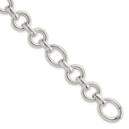 FJC Finejewelers 925 Sterling Silver Polished Fancy Link Bracelet 8 Inches x 13.3 mm