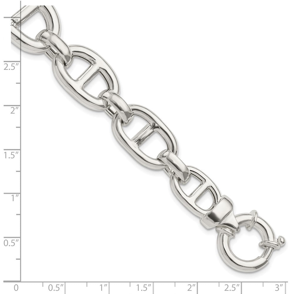 FJC Finejewelers 925 Sterling Silver Polished Fancy Link Bracelet 7.75 Inches x 16.44 mm