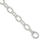 FJC Finejewelers 925 Sterling Silver Rhodium Plated Polished Fancy Link Bracelet 7 Inches x 9.15 mm