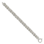 FJC Finejewelers 925 Sterling Silver Polished Fancy Link Bracelet 7.5 Inches x 10.35 mm