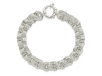FJC Finejewelers 925 Sterling Silver Polished Fancy Link Bracelet 7.5 Inches x 10.35 mm