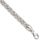 FJC Finejewelers 925 Sterling Silver Polished Byzantine 8.5 inch Bracelet 8.5 Inches x 6.11 mm
