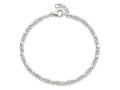 FJC Finejewelers 925 Sterling Silver Bright Cut Beaded with 1 in ext. Bracelet 8.5 Inches x 3.21 mm