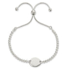 FJC Finejewelers 925 Sterling Silver Snake Polished Beaded Adjustable Bracelet 11.35 mm