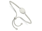 FJC Finejewelers 925 Sterling Silver Snake Polished Beaded Adjustable Bracelet 11.35 mm
