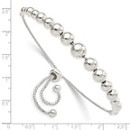 FJC Finejewelers 925 Sterling Silver Adjustable and Stretch and Wrap Beaded Adjustable Bracelet 7.2 mm