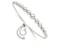 FJC Finejewelers 925 Sterling Silver Adjustable and Stretch and Wrap Beaded Adjustable Bracelet 7.2 mm