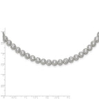 FJC Finejewelers 925 Sterling Silver Fancy Necklace  Round Halo CZ Necklace 17 Inches x 6.35 mm