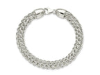FJC Finejewelers 925 Sterling Silver Polished Fancy Circle Link 7.5in Bracelet 7.5 Inches x 7.24 mm