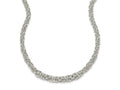 FJC Finejewelers 925 Sterling Silver Polished Byzantine Graduated Link Necklace 17 Inches x 10.4 - 6.2 mm