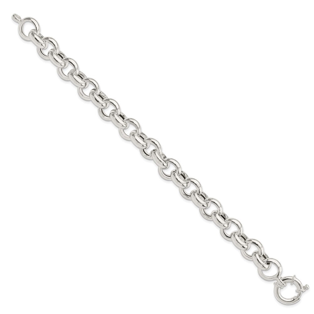 FJC Finejewelers 925 Sterling Silver Polished Fancy Link Bracelet 8 Inches x 11.47 mm