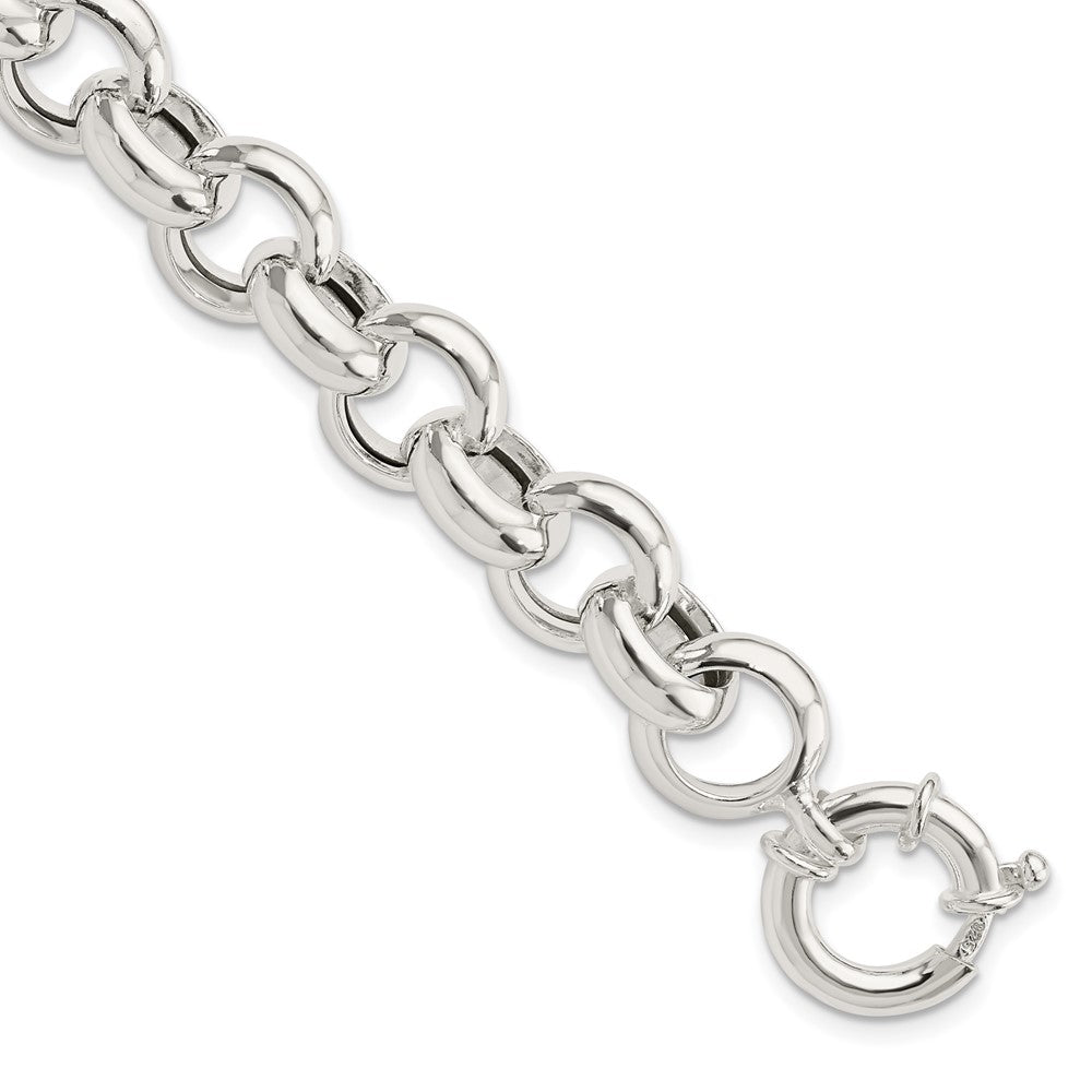 FJC Finejewelers 925 Sterling Silver Polished Fancy Link Bracelet 8 Inches x 11.47 mm