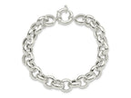 FJC Finejewelers 925 Sterling Silver Polished Fancy Link Bracelet 8 Inches x 11.47 mm