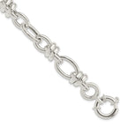 FJC Finejewelers 925 Sterling Silver Polished Fancy Link Bracelet 8.5 Inches x 13.42 mm
