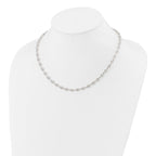 FJC Finejewelers 925 Sterling Silver Polished Fancy Link Necklace 18 Inches x 5 mm